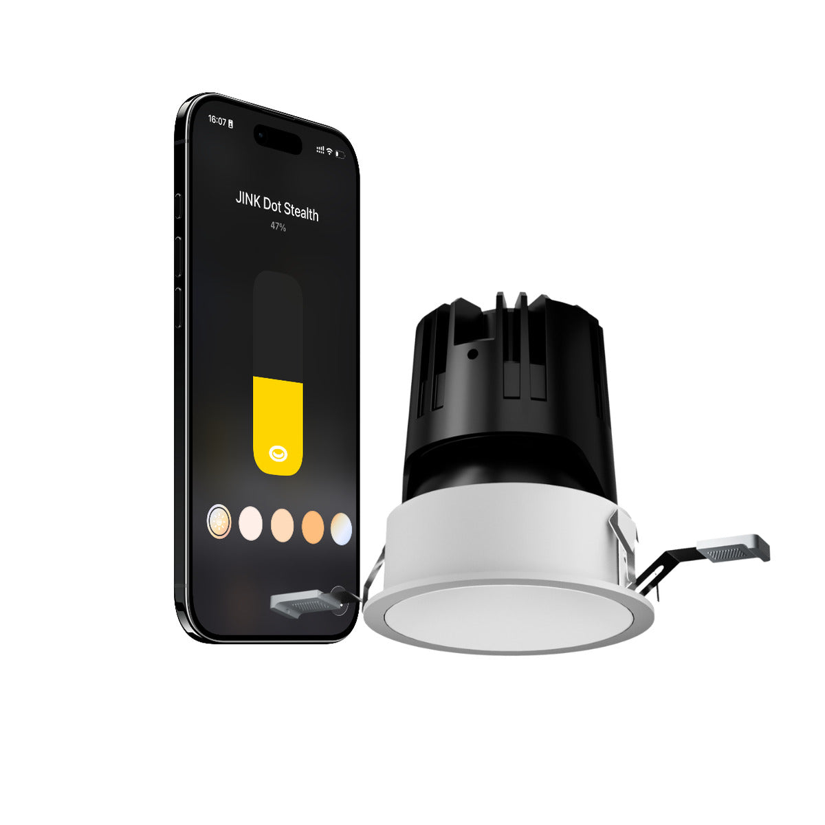 JINK Dot Stealth — Architectural Downlight — standardized 1x1 media