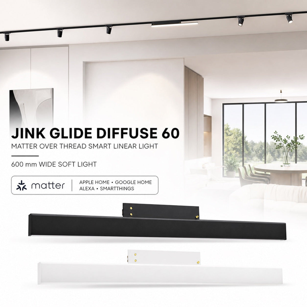 JINK Glide Diffuse 60 comprehensive Matter over Thread hero — standardized 1x1 media
