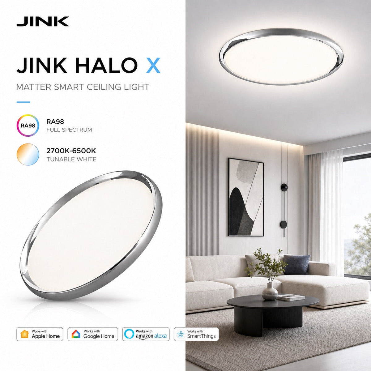 JINK Halo X Matter comprehensive hero — standardized 1x1 media