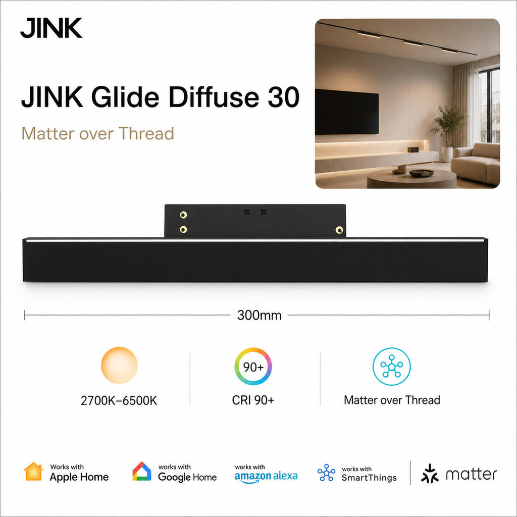 JINK Glide Diffuse 30 comprehensive Matter hero — standardized 1x1 media