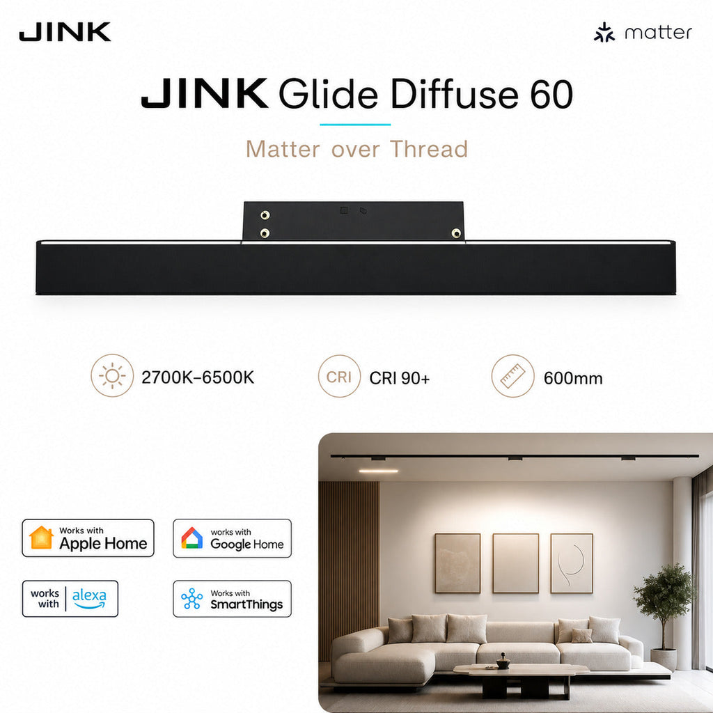 JINK Glide Diffuse 60 comprehensive Matter hero — standardized 1x1 media