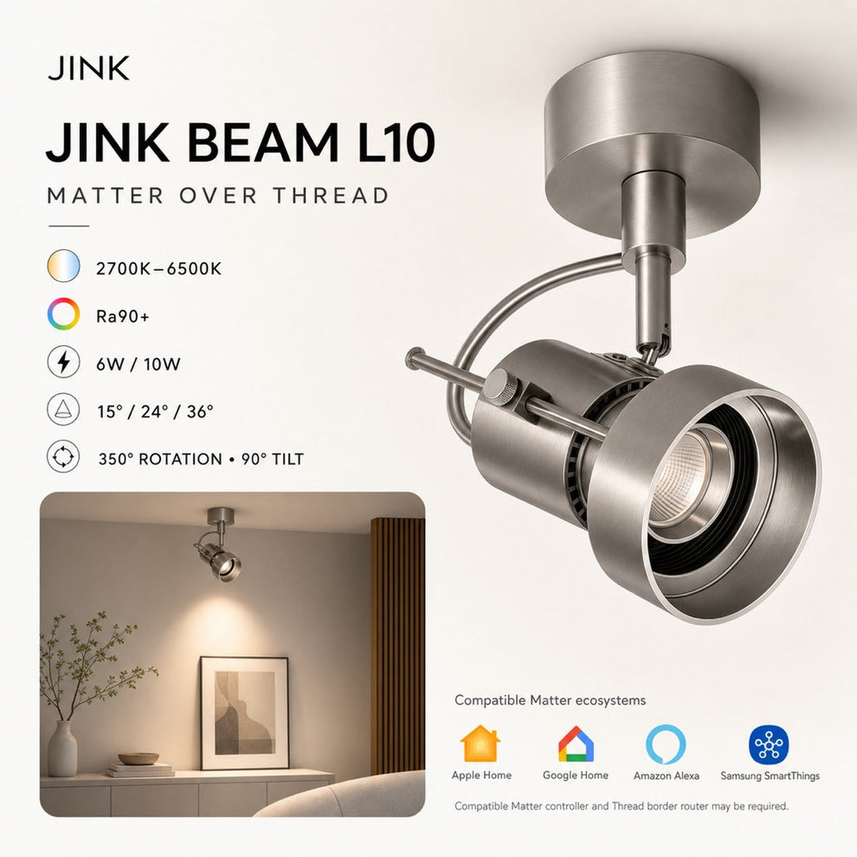 JINK Beam L10 Matter over Thread composite hero — standardized 1x1 media