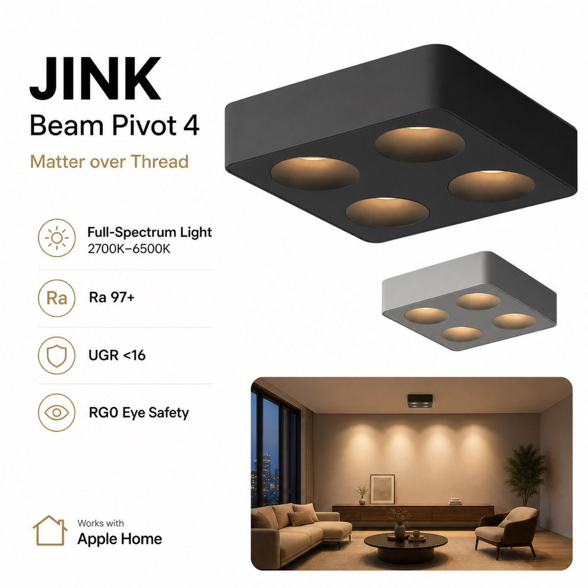 JINK Beam Pivot 4 Matter composite hero — standardized 1x1 media