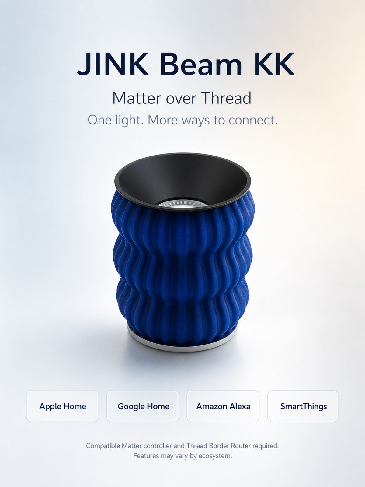 JINK Beam KK Matter over Thread compatibility — standardized 3x4 media