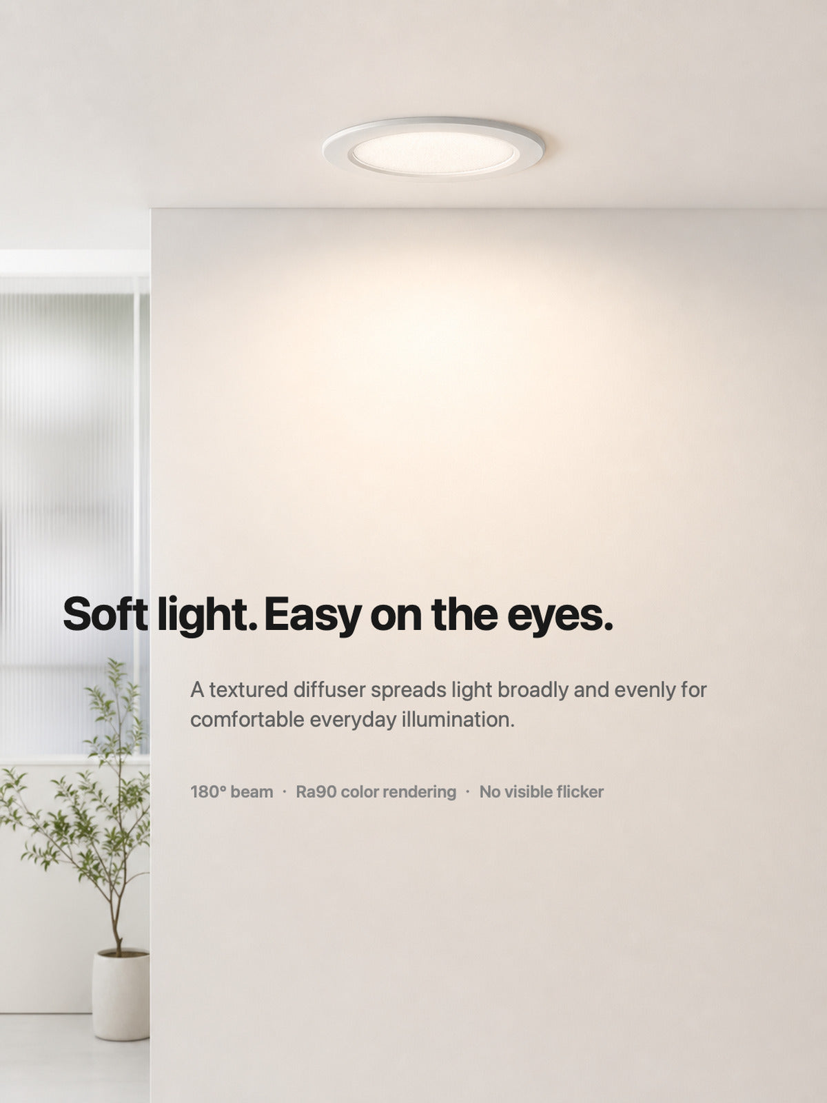JINK Dot T2 broad soft low-glare illumination — standardized 3x4 media
