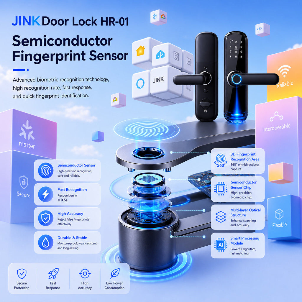 JINK Door Lock HR-01 — standardized 1x1 media