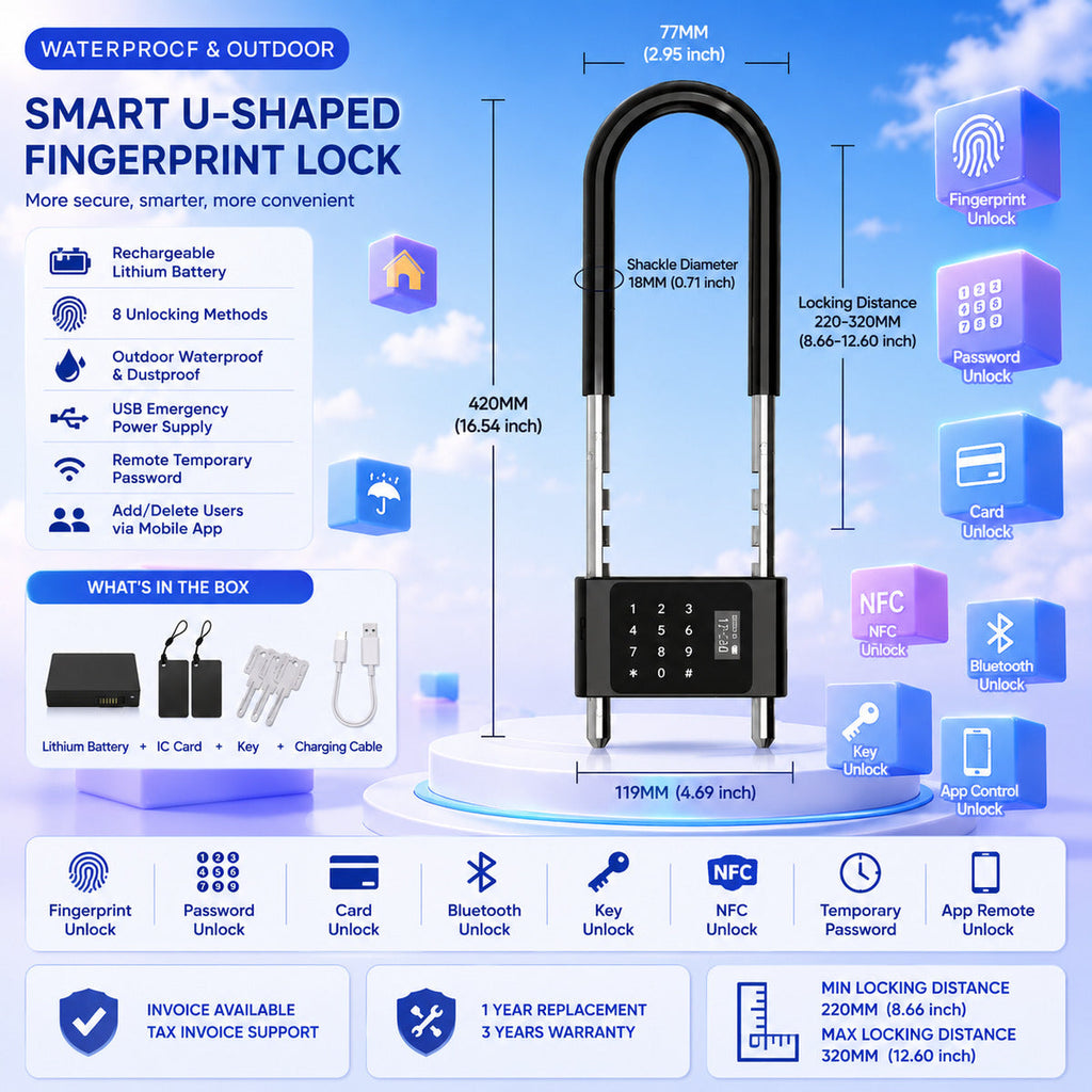 JINK Door Lock U — standardized 1x1 media