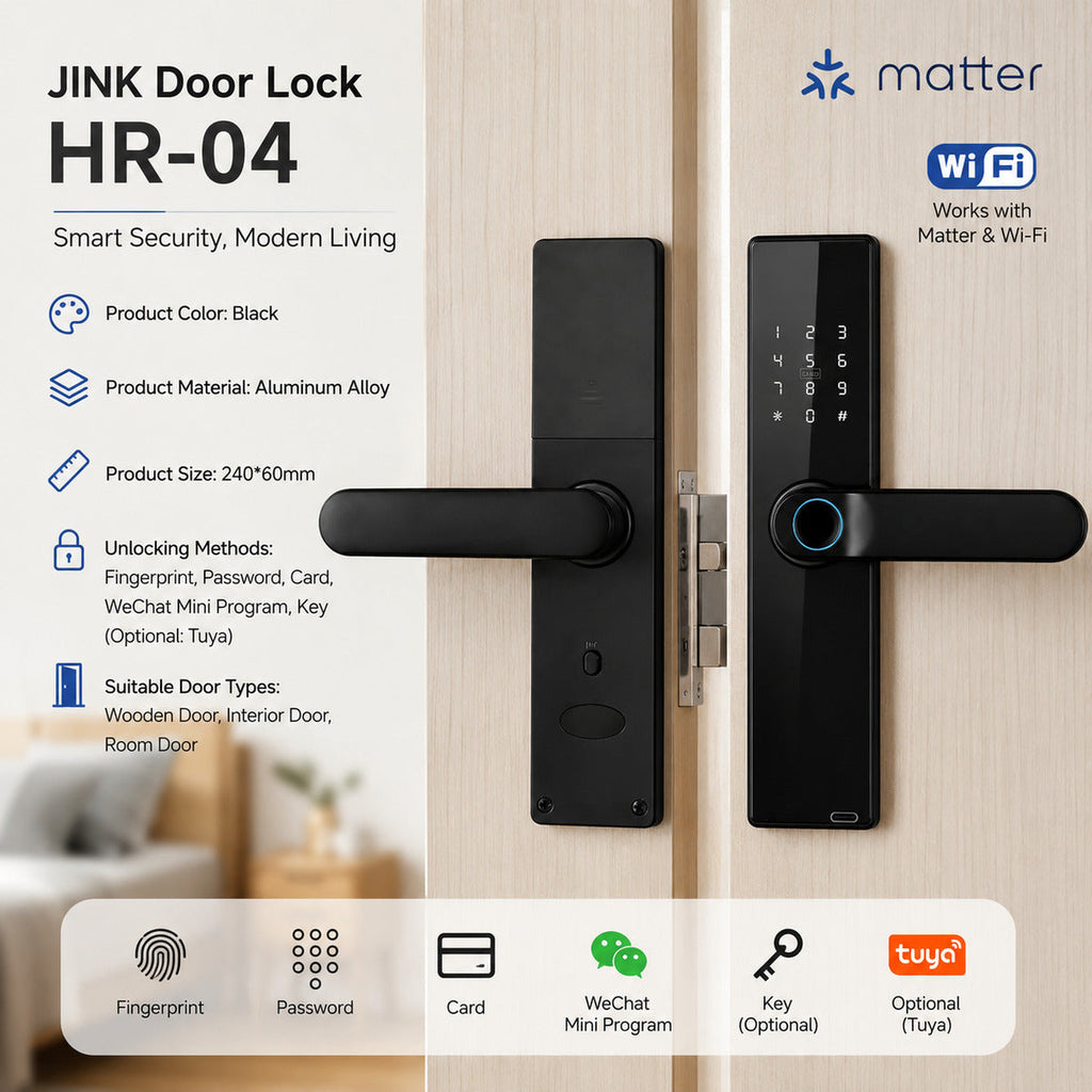 JINK Door Lock HR-04 — standardized 1x1 media