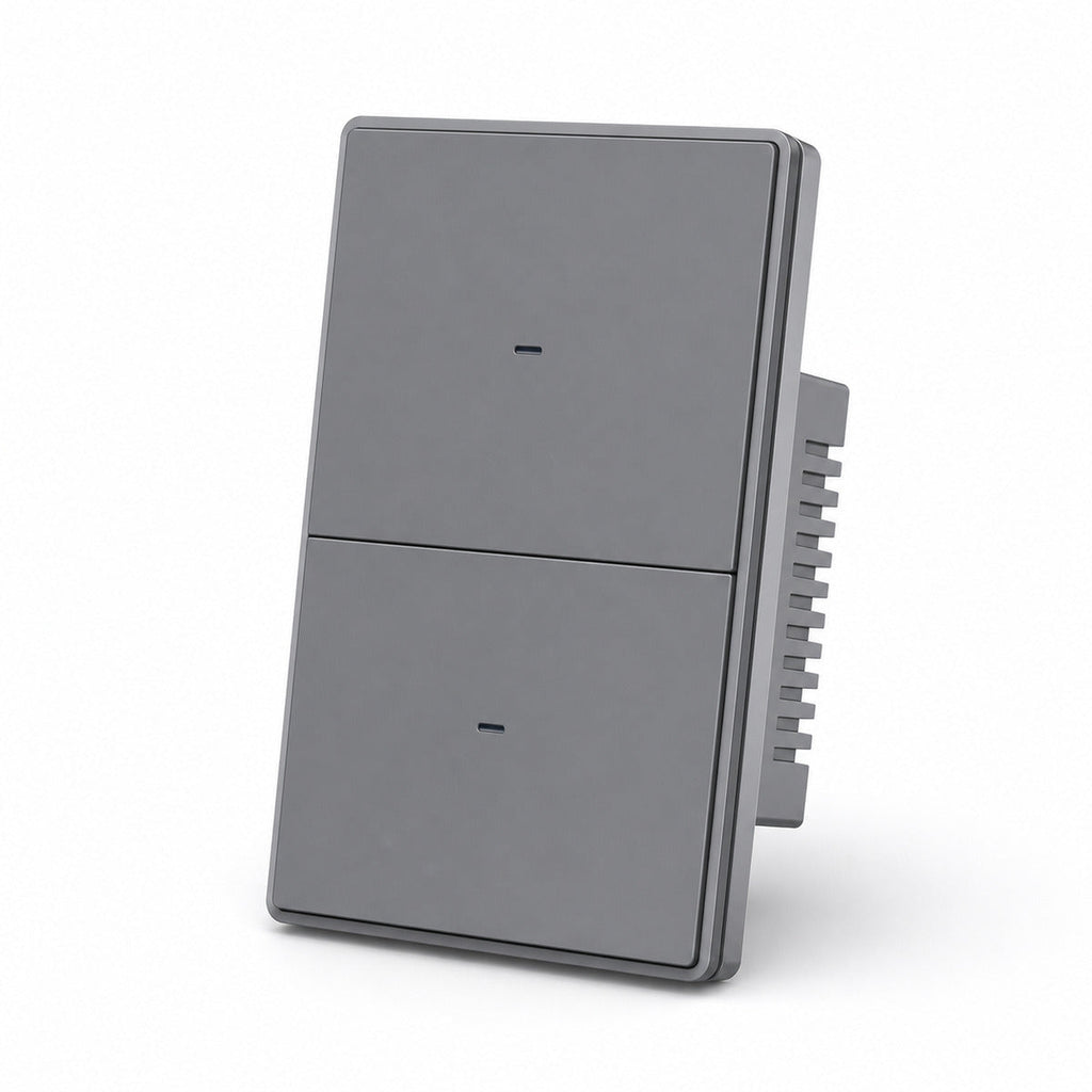 JINK Switch A120 2 Gang Grey — standardized 1x1 media