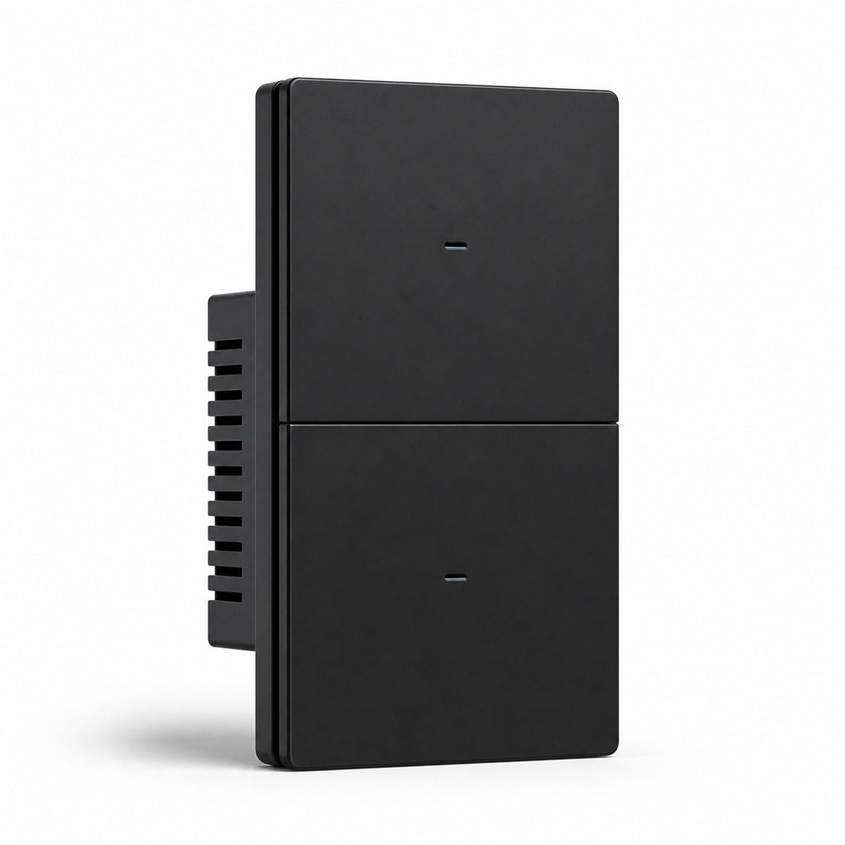 JINK Switch A120 2 Gang Black — standardized 1x1 media