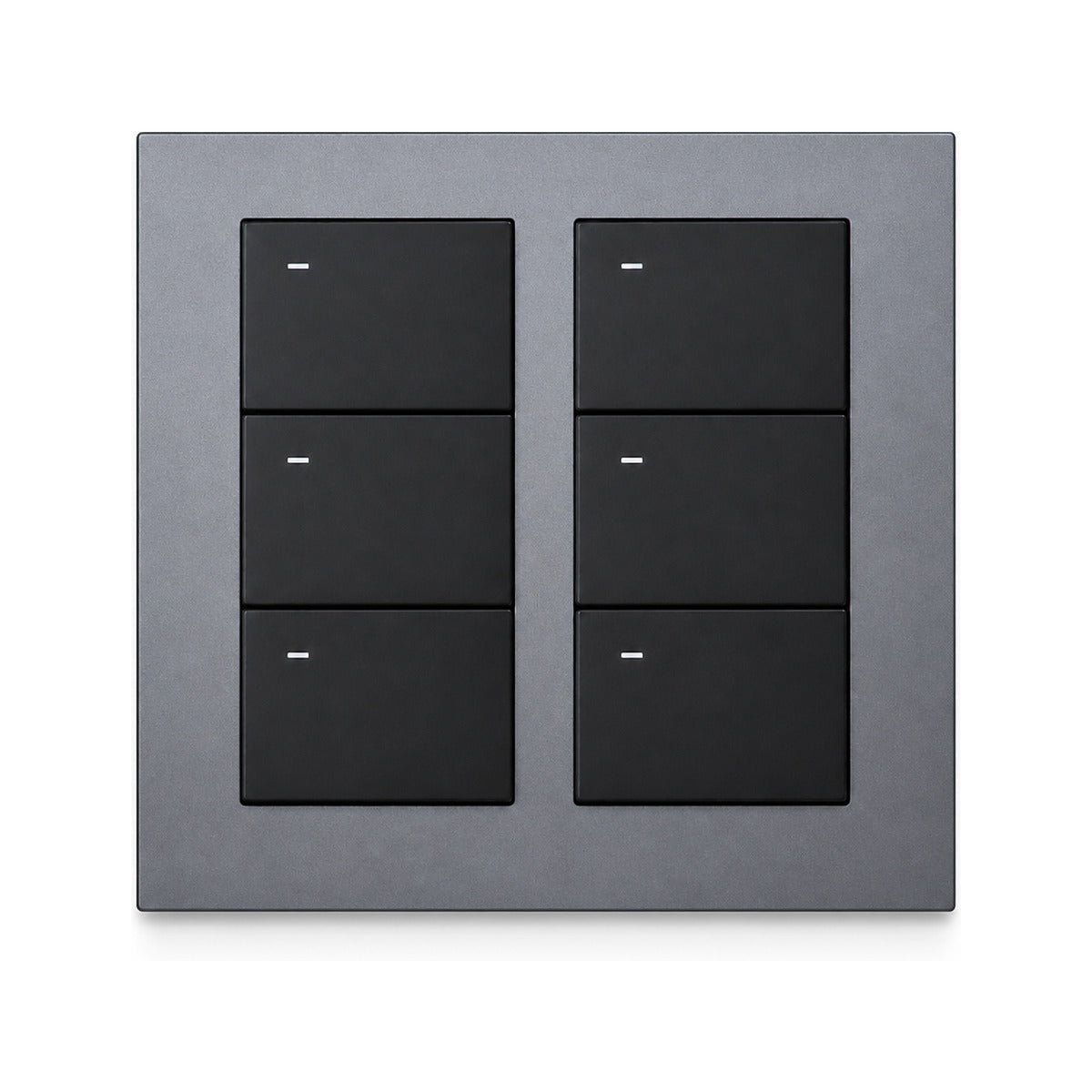 JINK Switch EGG 6-Key 3-Relay Aluminum 90 mm Gangable Graphite Gray — standardized 1x1 media