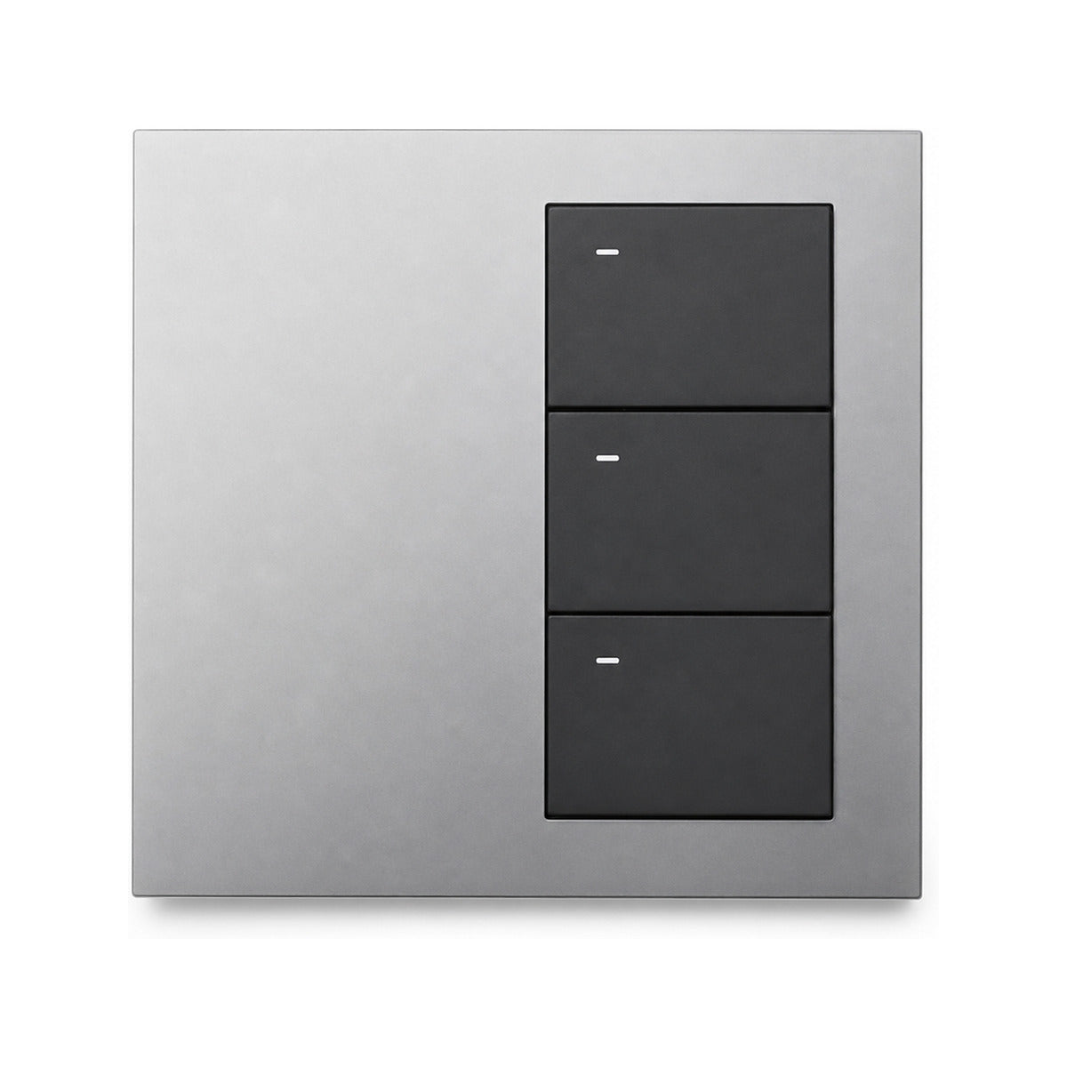 JINK Switch EGG 3-Key 3-Relay AG Glass 86 mm Graphite Gray — standardized 1x1 media