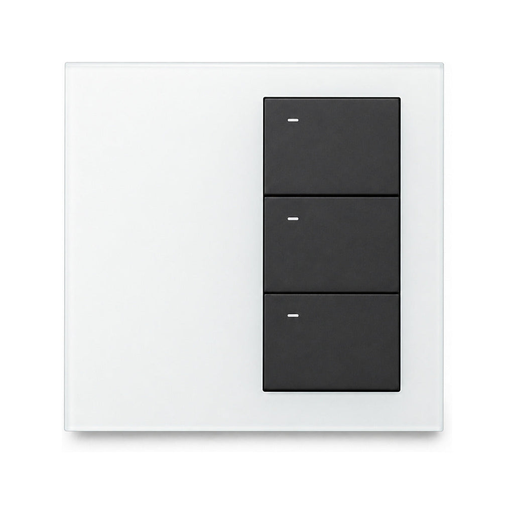 JINK Switch EGG 3-Key 3-Relay AG Glass 86 mm Frost White — standardized 1x1 media