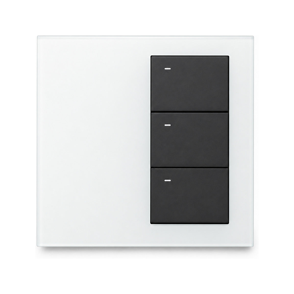 JINK Switch EGG 3-Key 3-Relay AG Glass 86 mm Frost White — standardized 1x1 media