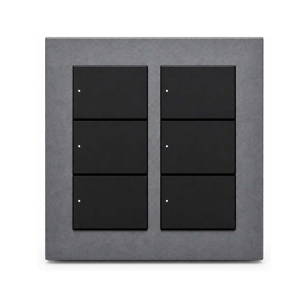 JINK Switch EGG Wireless Scene 6-Key Aluminum 86 mm Graphite Gray — standardized 1x1 media