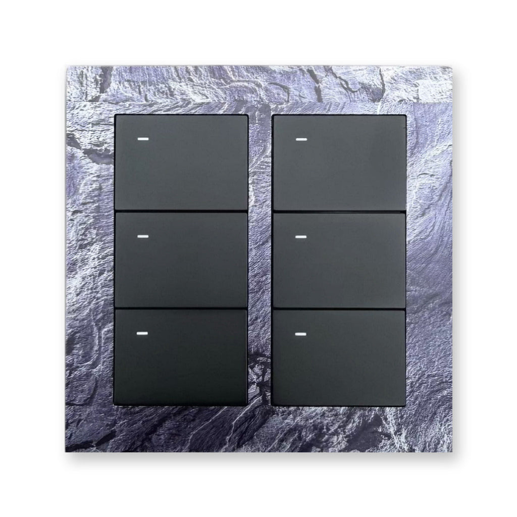 JINK Switch EGG 6-Key 3-Relay Aluminum 90 mm Meteorite Blue — standardized 1x1 media