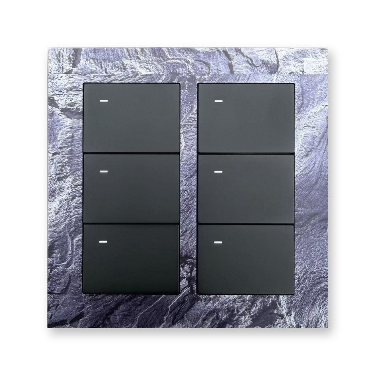 JINK Switch EGG 6-Key 3-Relay Aluminum 90 mm Meteorite Blue — standardized 1x1 media