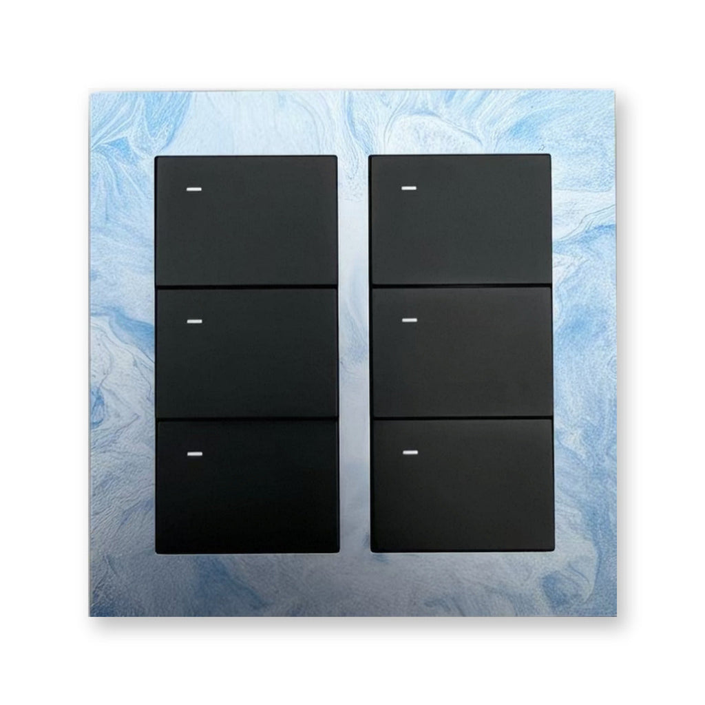 JINK Switch EGG 6-Key 3-Relay Aluminum 90 mm Azure Meadow — standardized 1x1 media