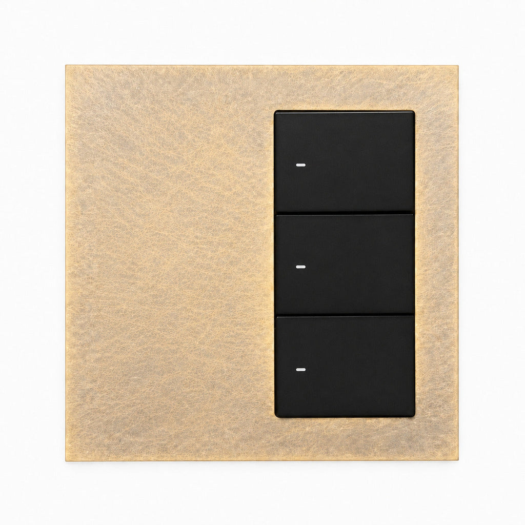 JINK Switch EGG 3-Key 3-Relay Hand-Finished Brass 86 mm Antique Moonlight — standardized 1x1 media
