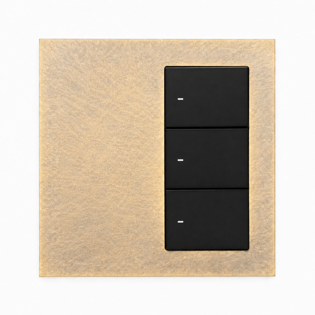 JINK Switch EGG 3-Key 3-Relay Hand-Finished Brass 86 mm Antique Moonlight — standardized 1x1 media