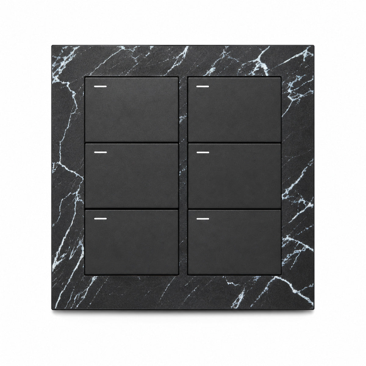 JINK Switch EGG 6-Key 3-Relay Aluminum 86 mm Obsidian Vein — standardized 1x1 media