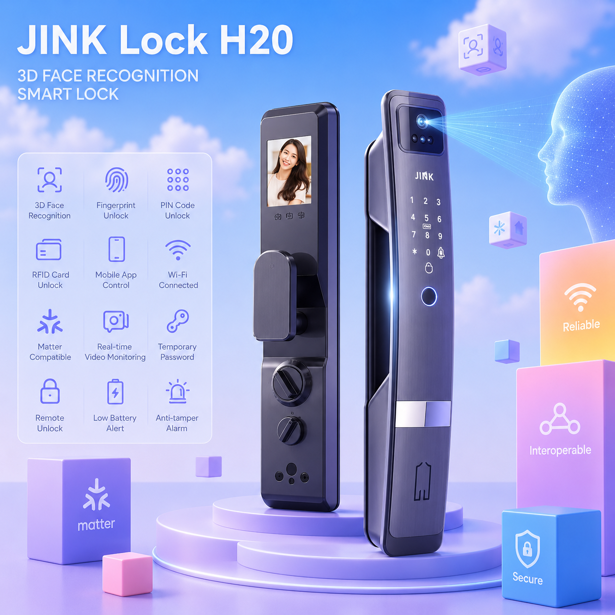 JINK Door Lock H20