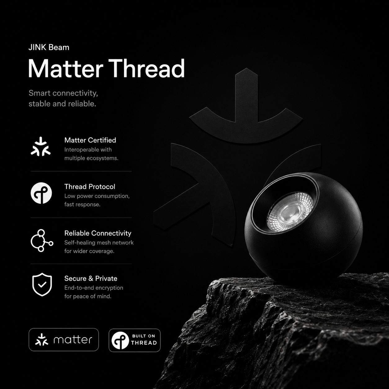 JINK Beam Ord100 — Smart Spotlight