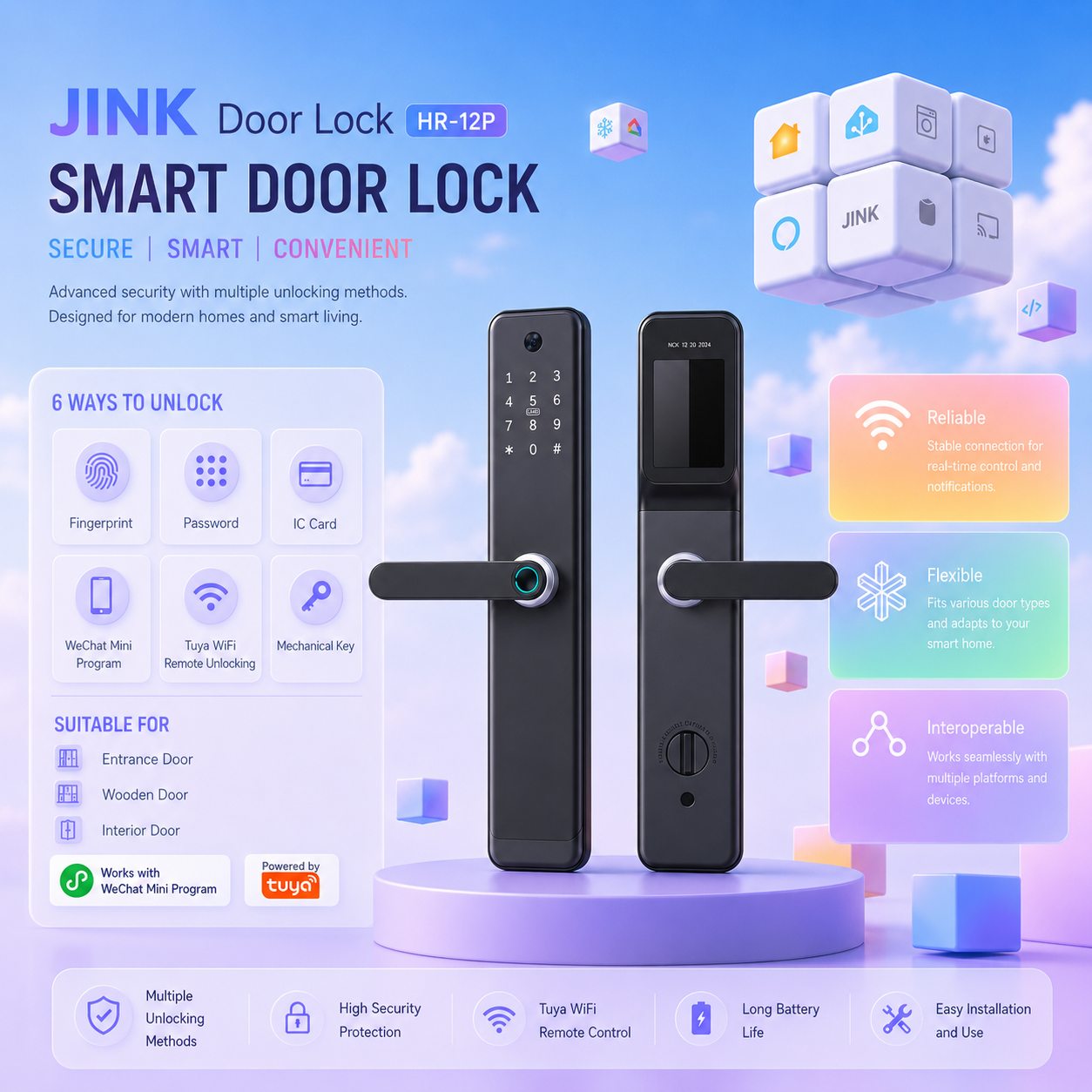 JINK Door Lock H12P