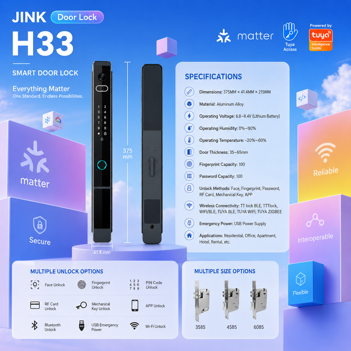 JINK Door Lock H33