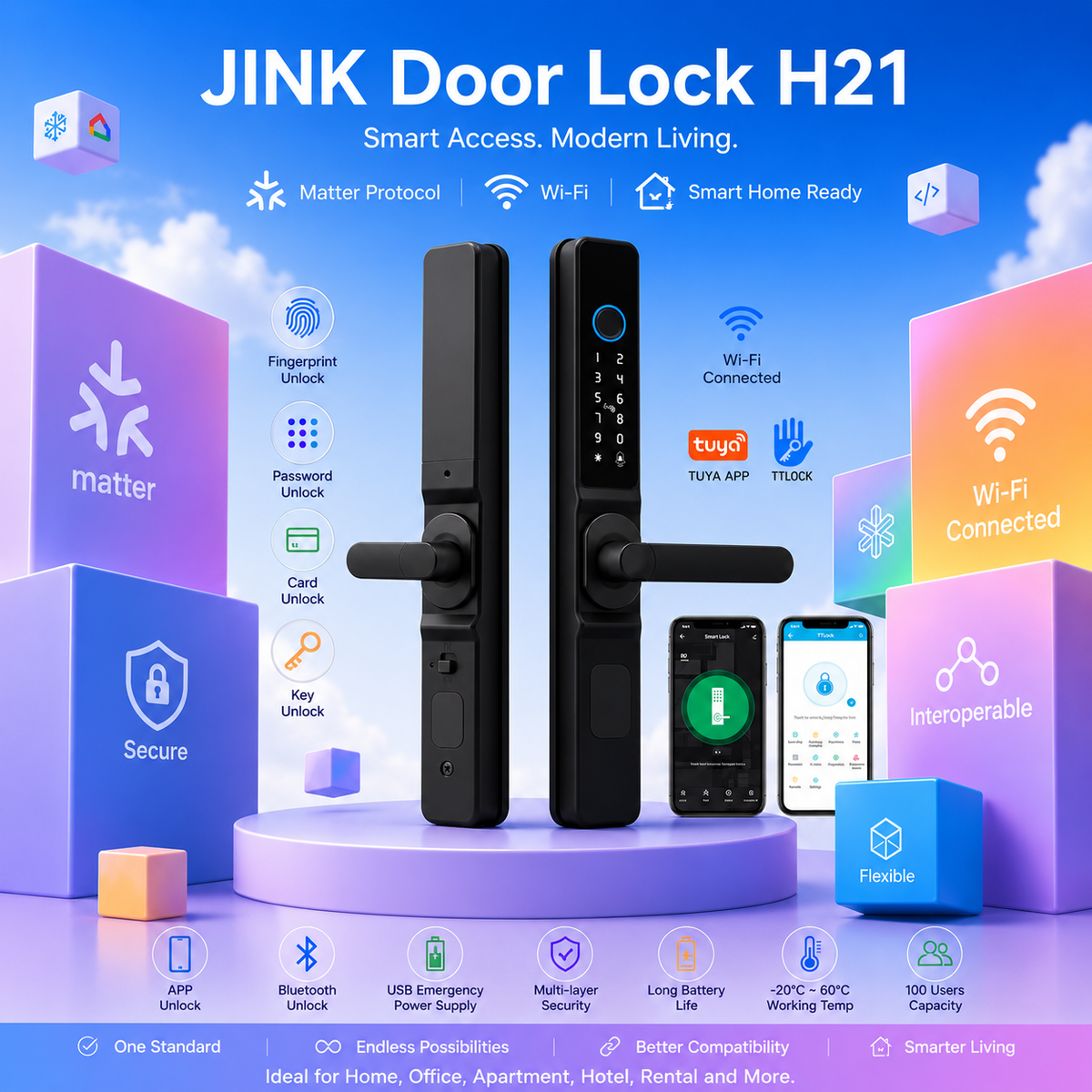 JINK Door Lock H21
