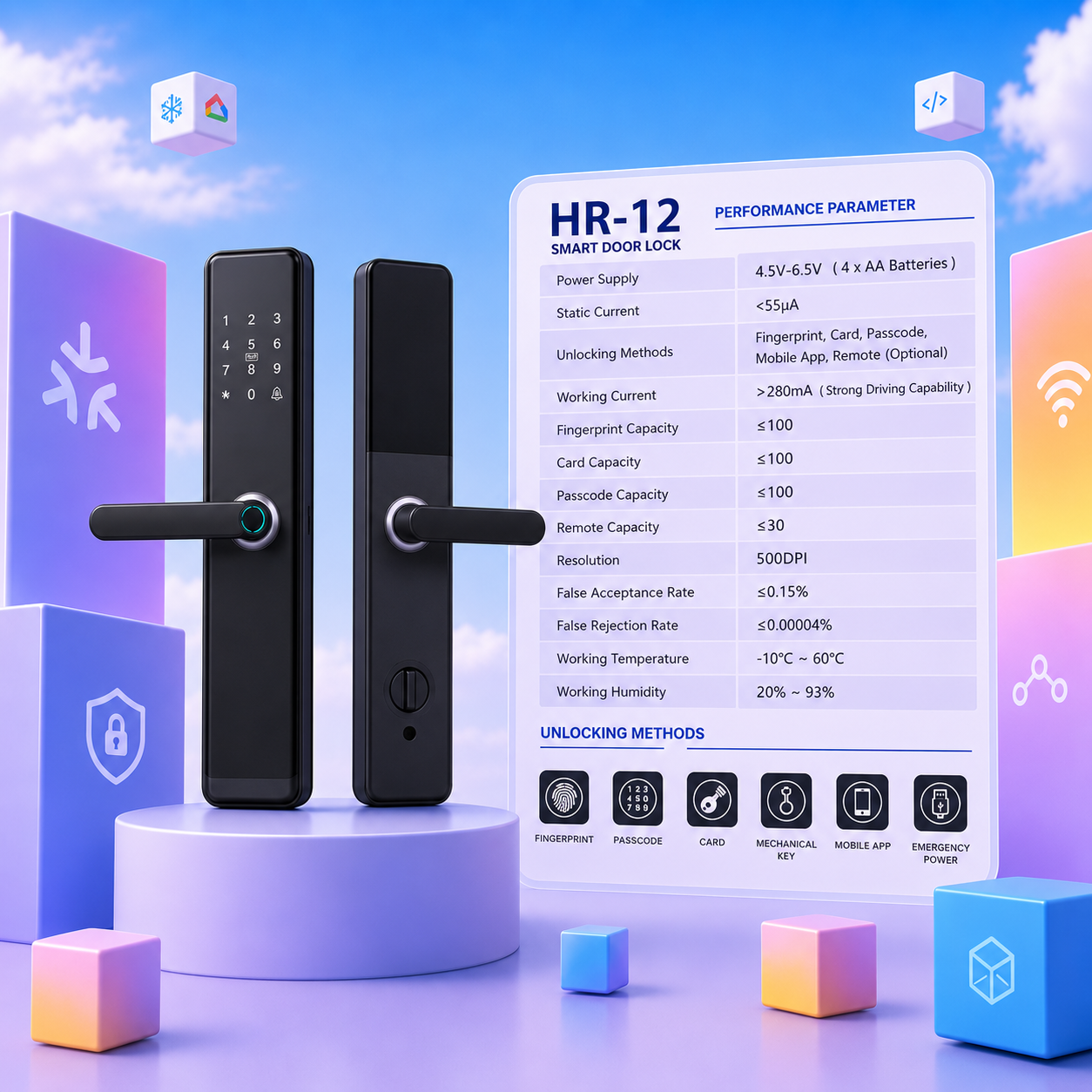 JINK Door Lock H12
