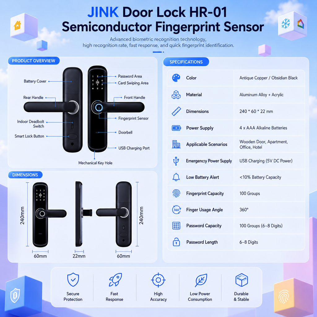 JINK Door Lock H01