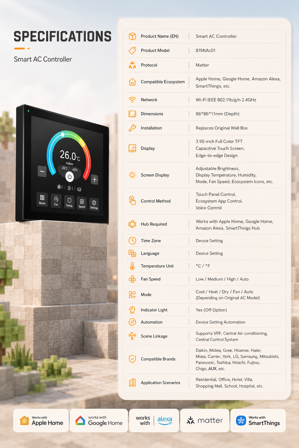 JINK Thermostat A1