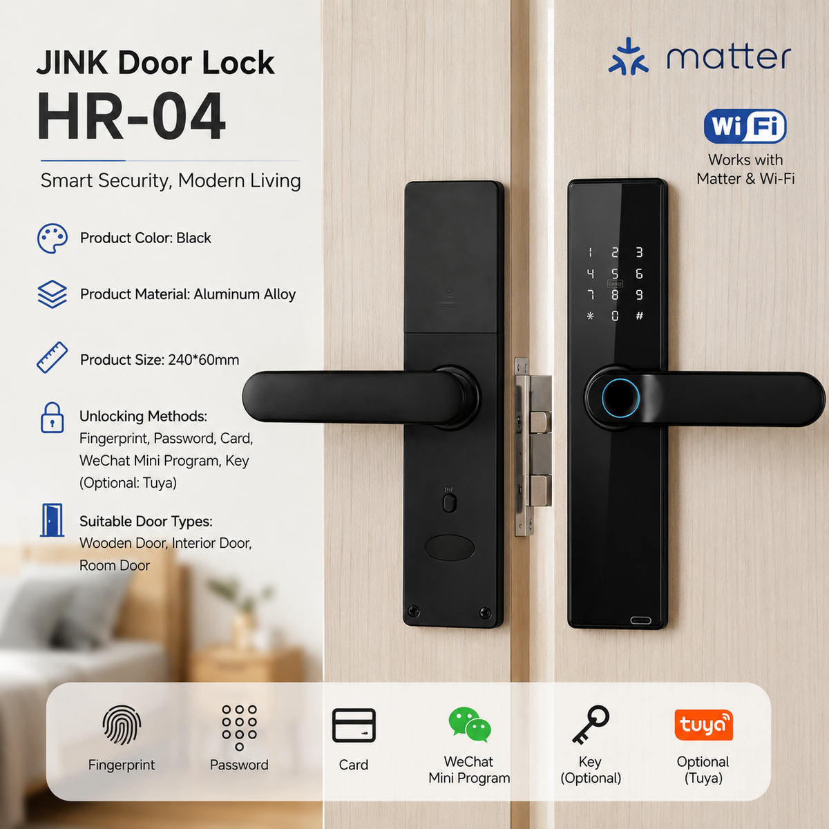 JINK Door Lock H04
