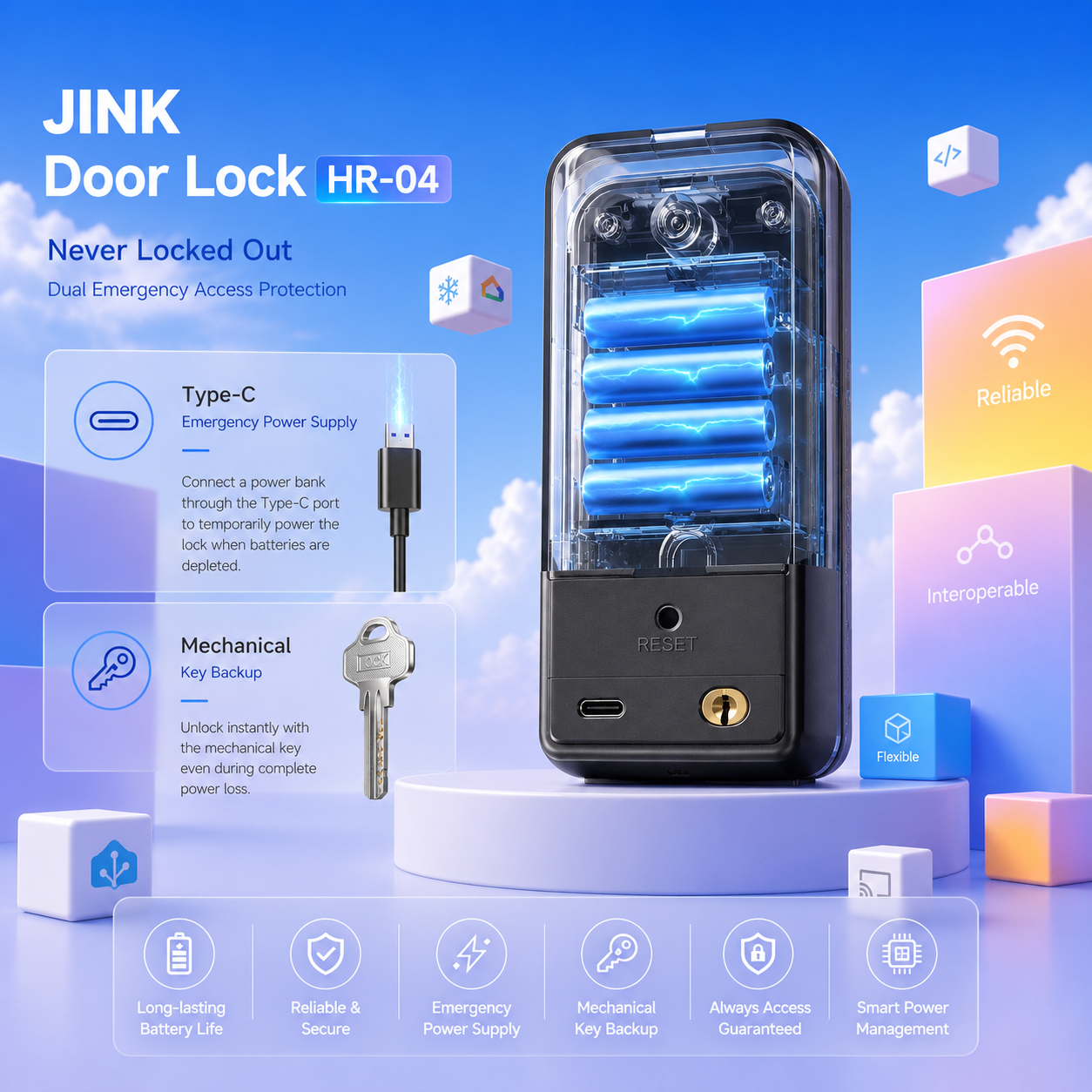 JINK Door Lock H04
