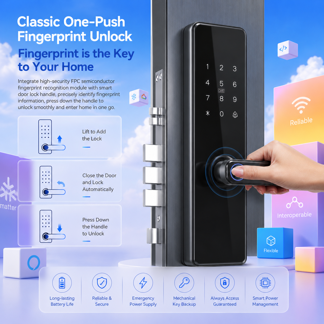 JINK Door Lock H04