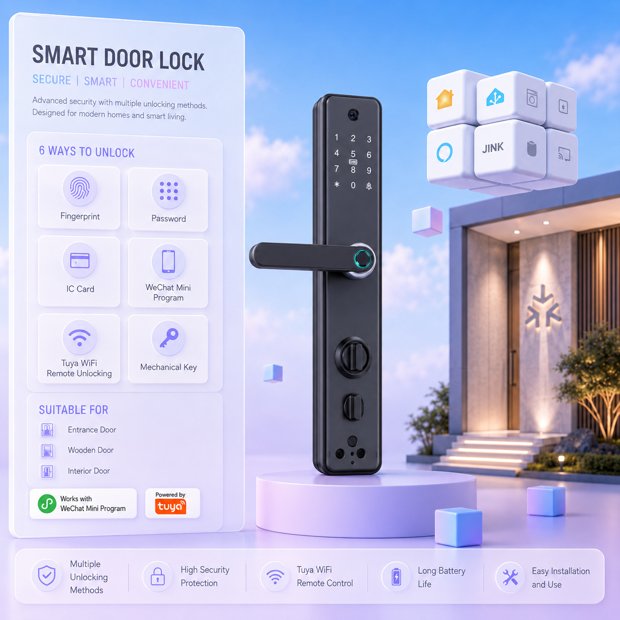 JINK Door Lock H12P