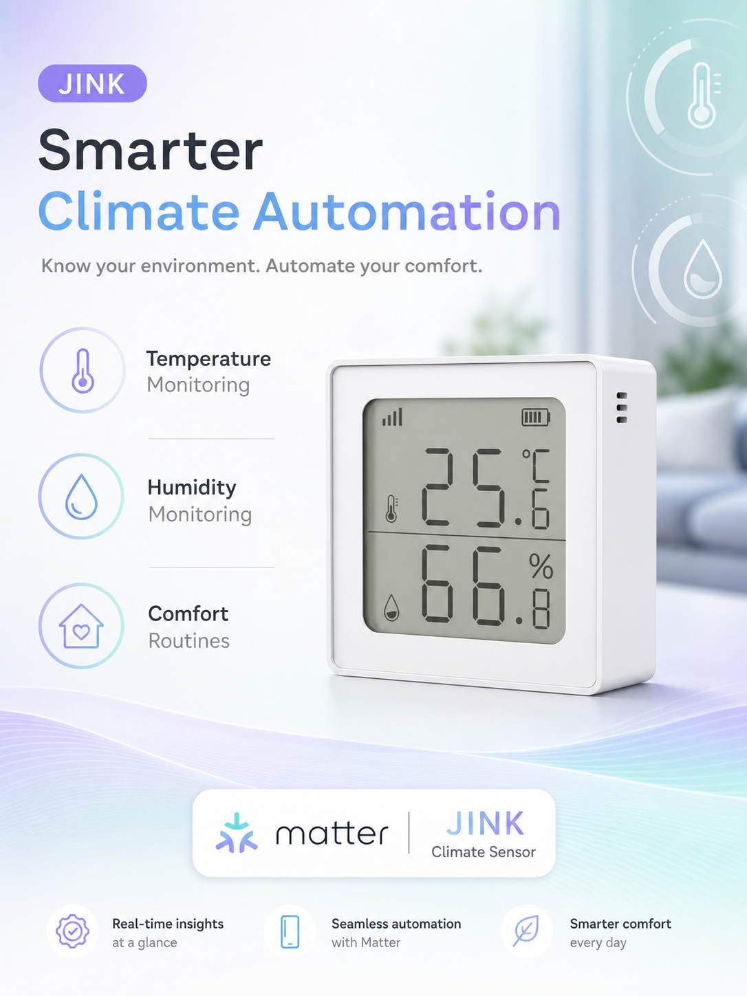JINK Climate Sensor climate automation benefits