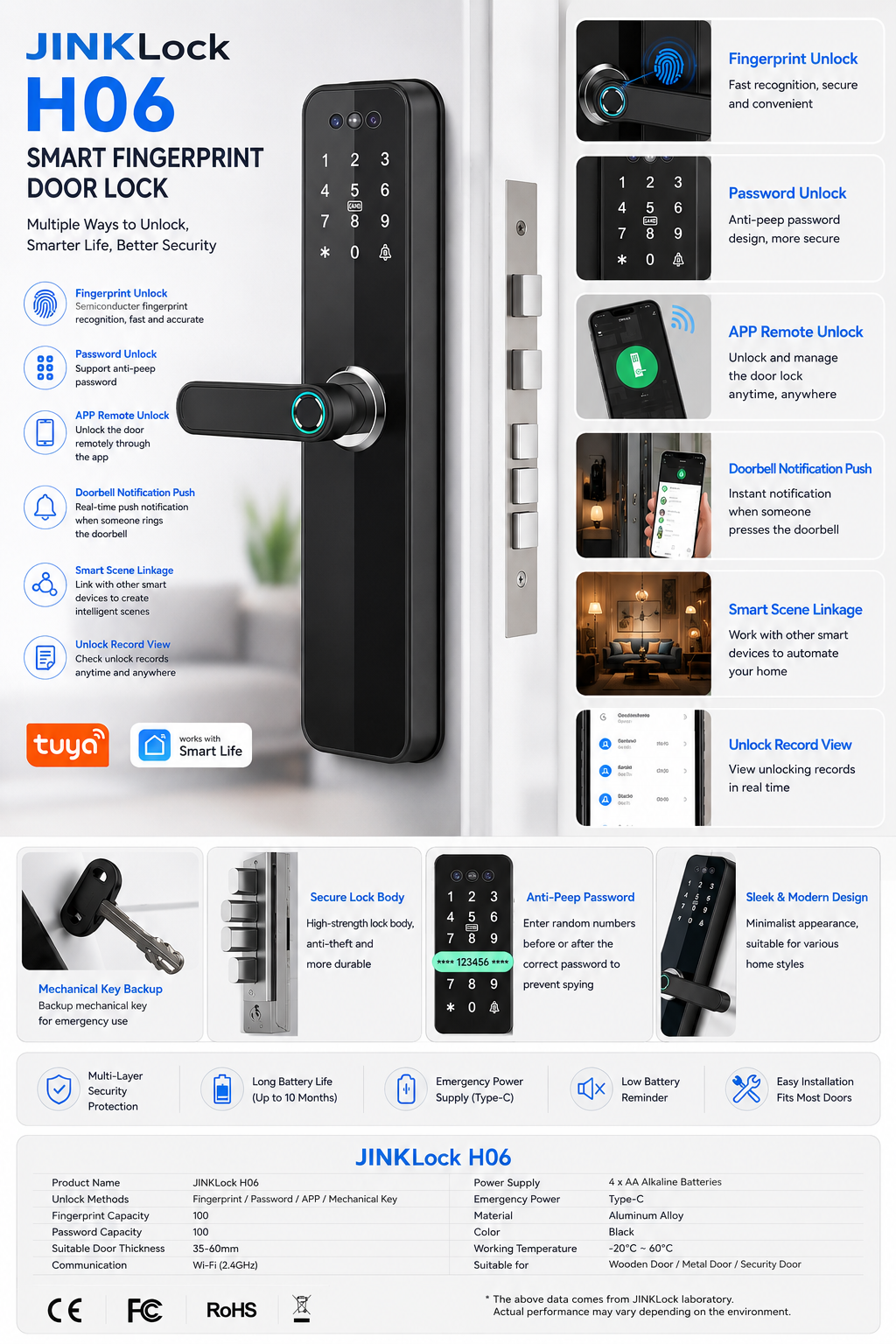 JINK Door Lock H06