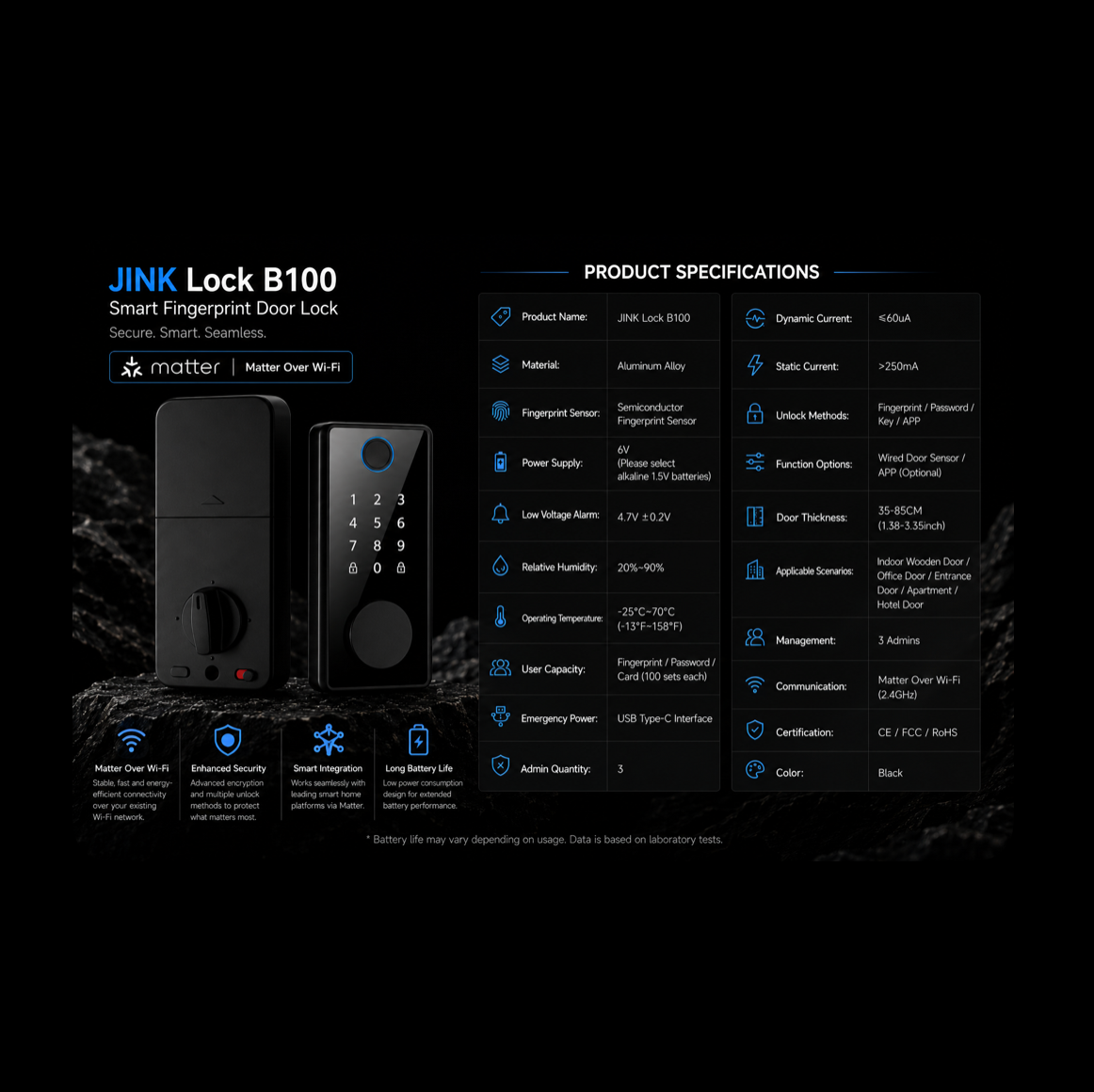 JINK Door Lock B100