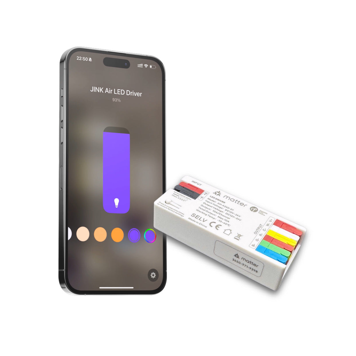 JINK Flux DC RGBCW — Smart Lighting Driver