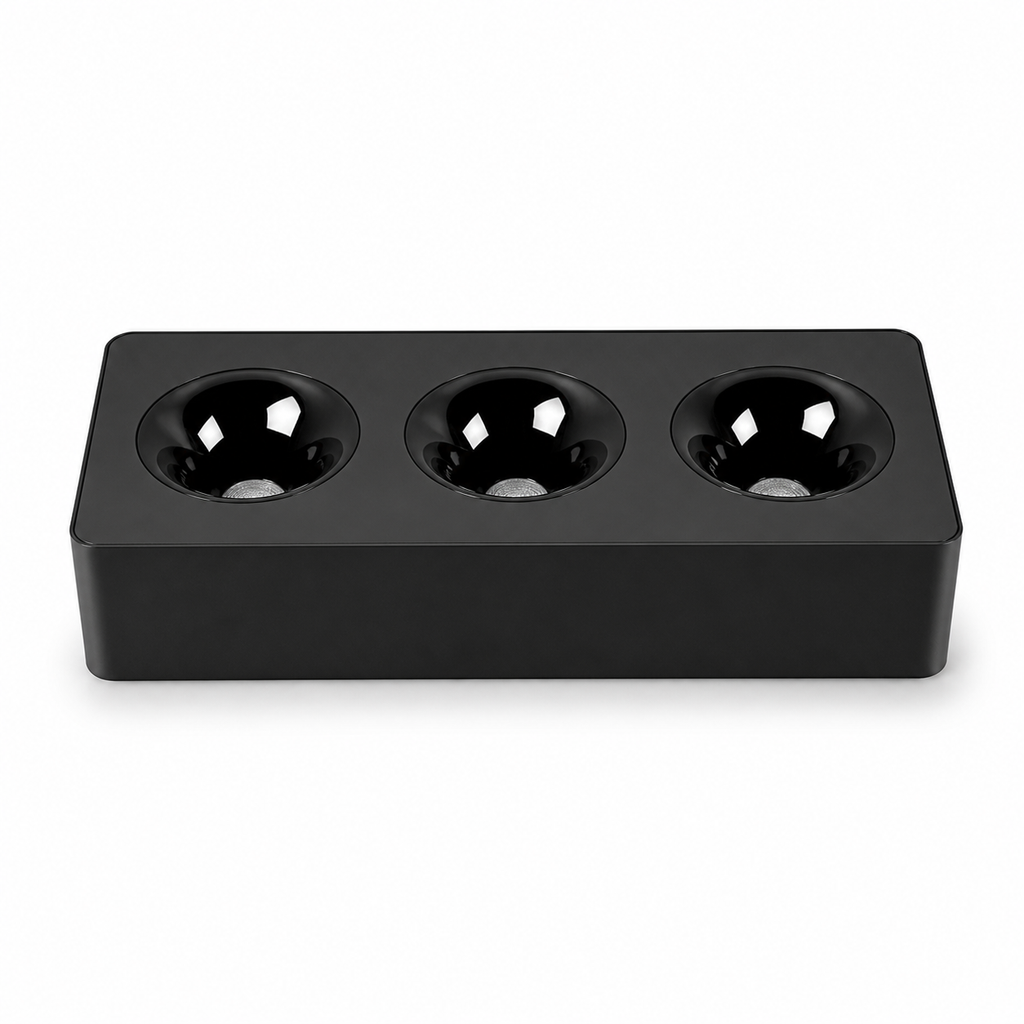 JINK Beam Pivot 3 matte black three-head smart spotlight