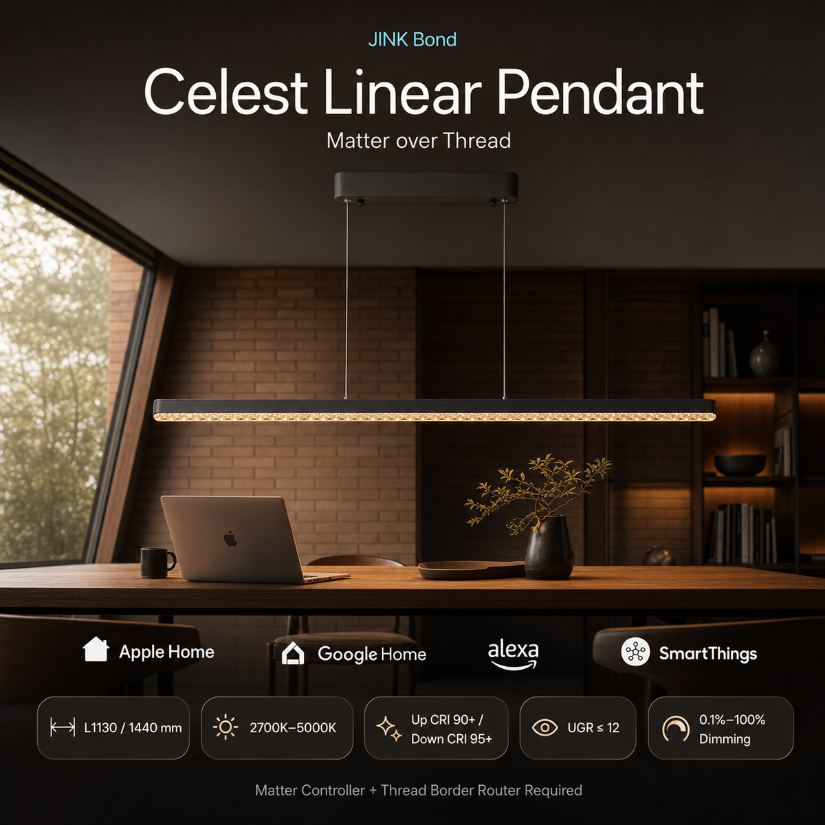 JINK Bond Celest Linear Pendant Matter over Thread hero