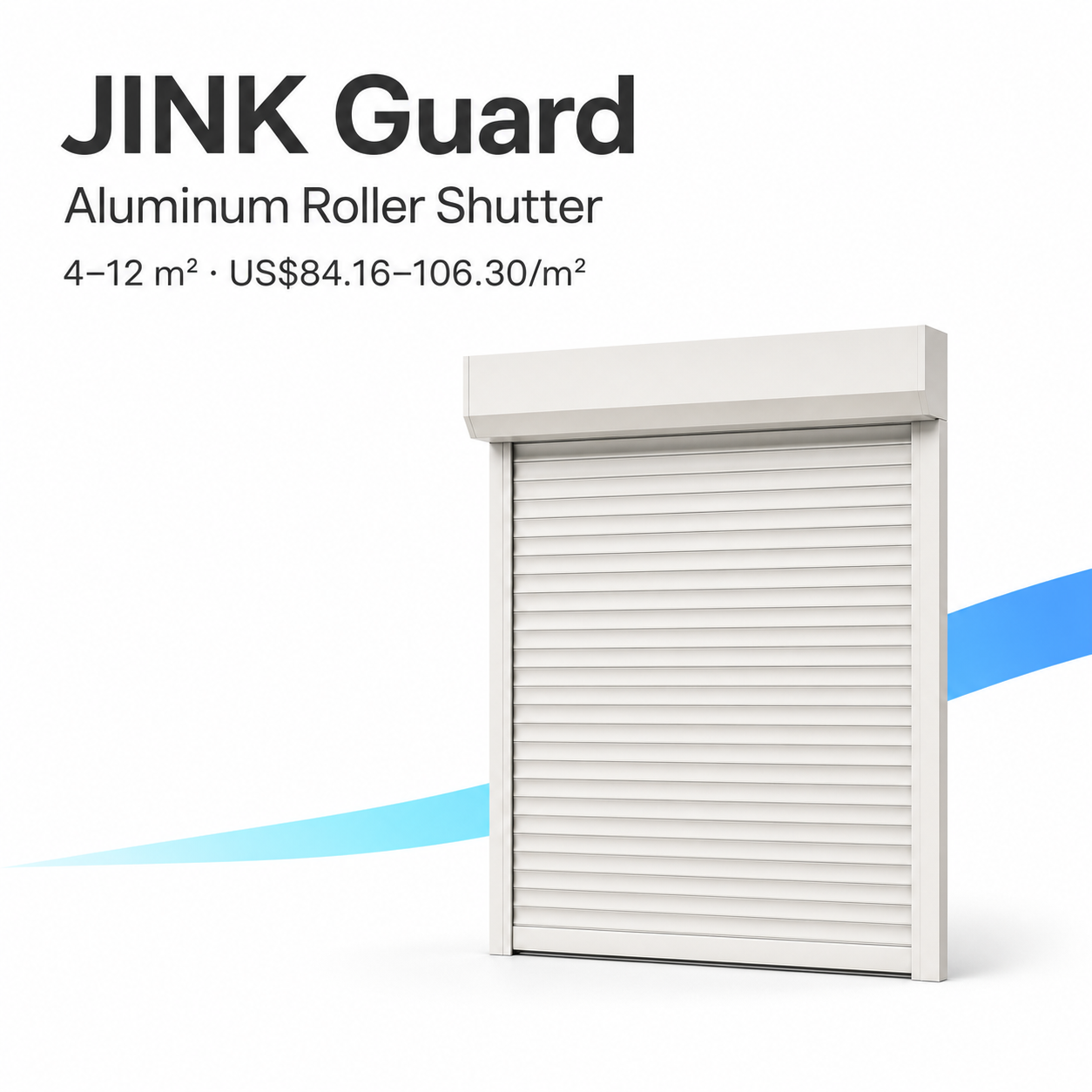 JINK Guard aluminum roller shutter size and price overview