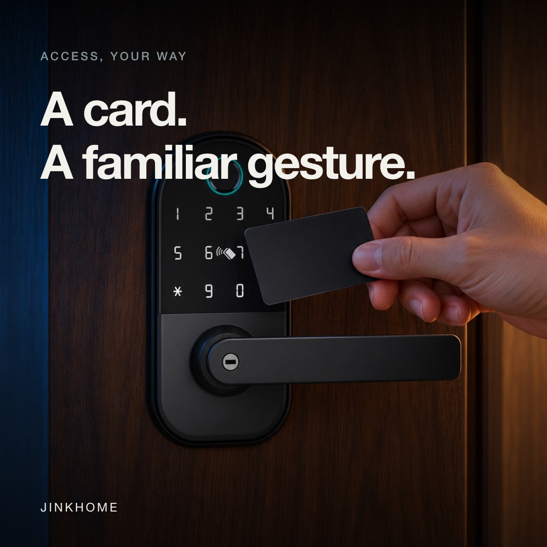 JINK Lock Air — Card access on the exterior side of the door