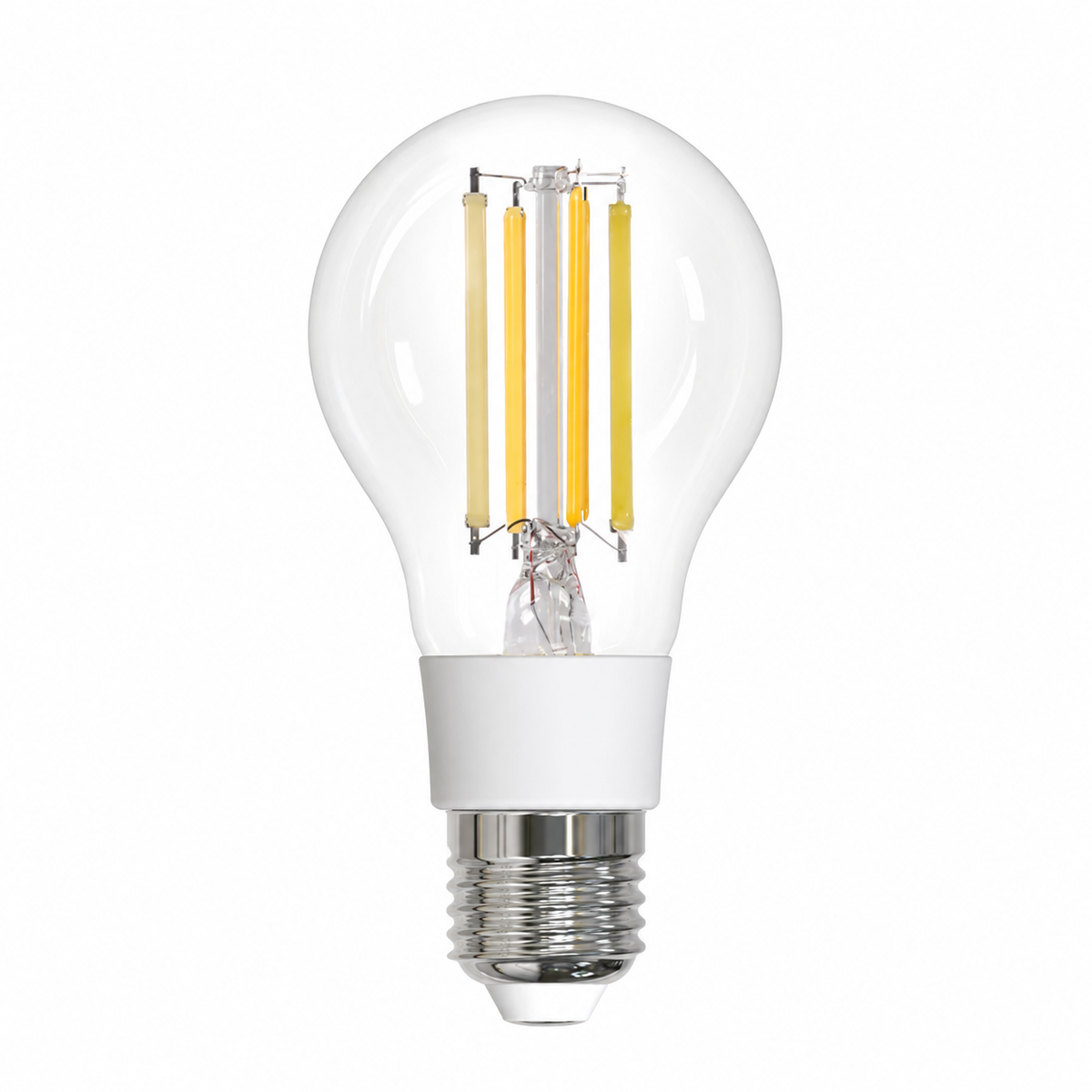JINK Bulb Ember clear E27 filament smart bulb on a pure white background