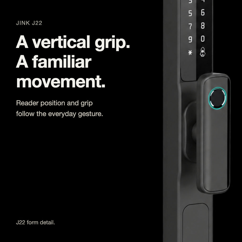 JINK J22 — vertical grip detail