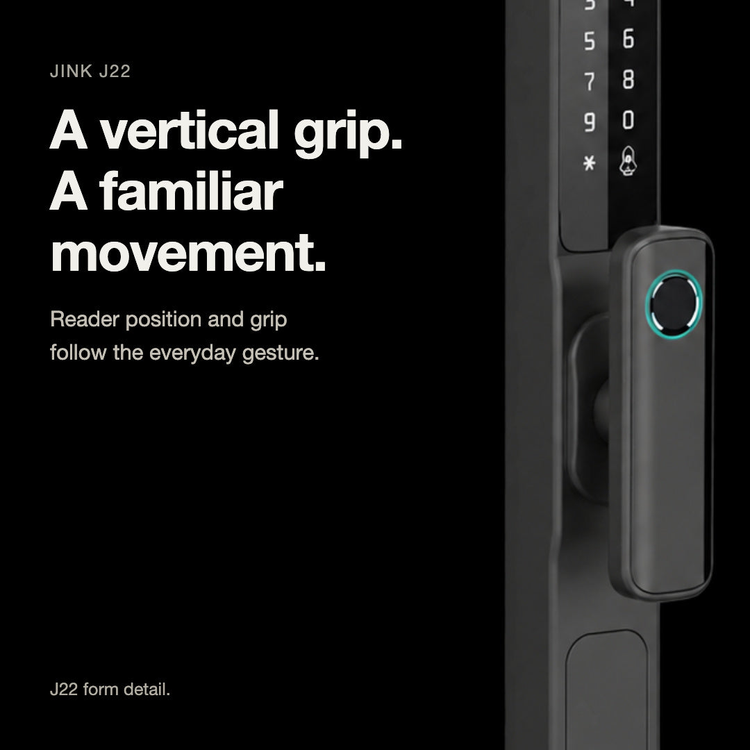 JINK J22 — vertical grip detail