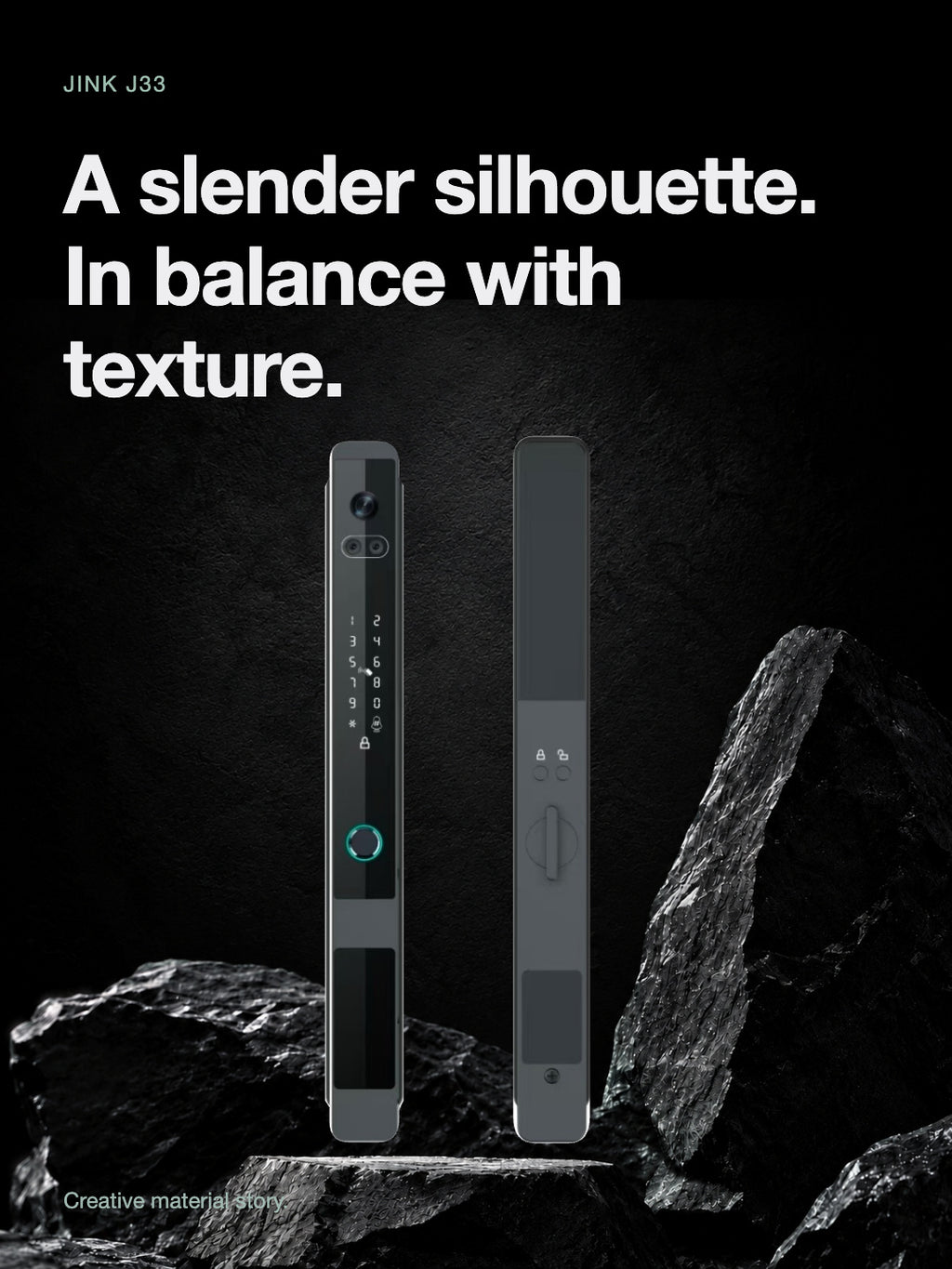 JINK J33 — creative black stone material story