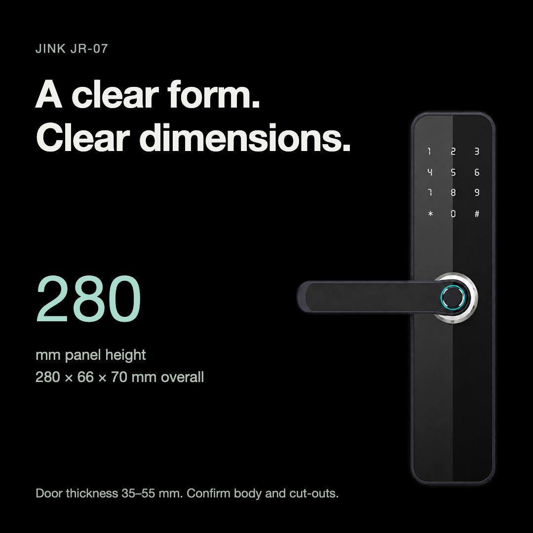 JINK JR-07 — 280 mm faceplate height and dimensions